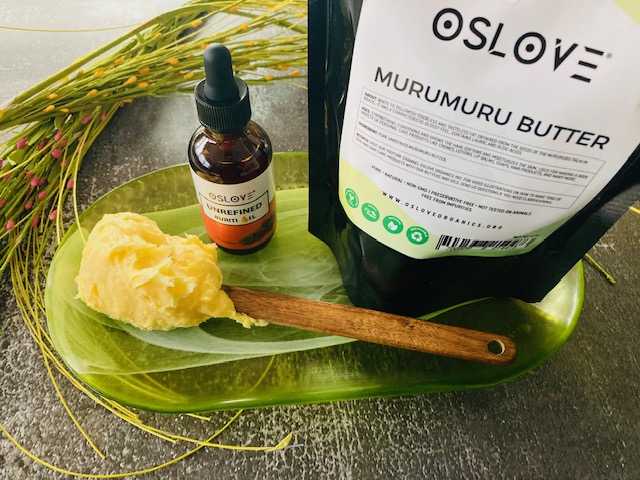 Buriti oil and Murumuru butter